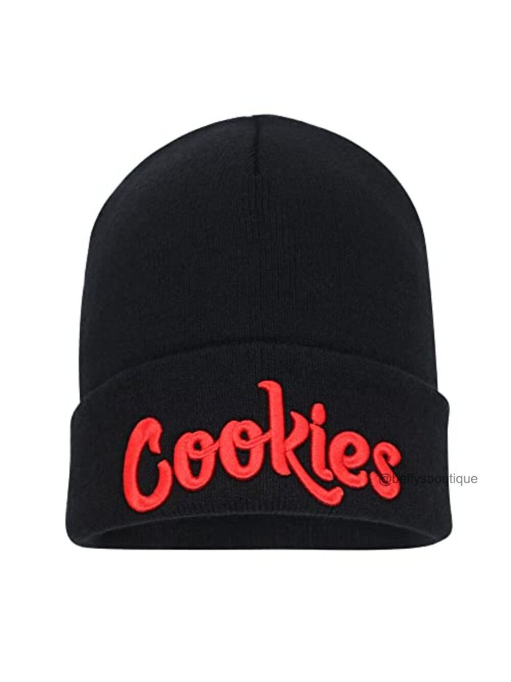 Letter Embroidered Beanie Stretch Winter Warm Knit Hat Men Women